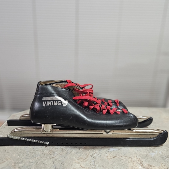J. Havekotte Amsterdam VIKING Speed Skates Black Leather Size 28 - Picture 7 of 8